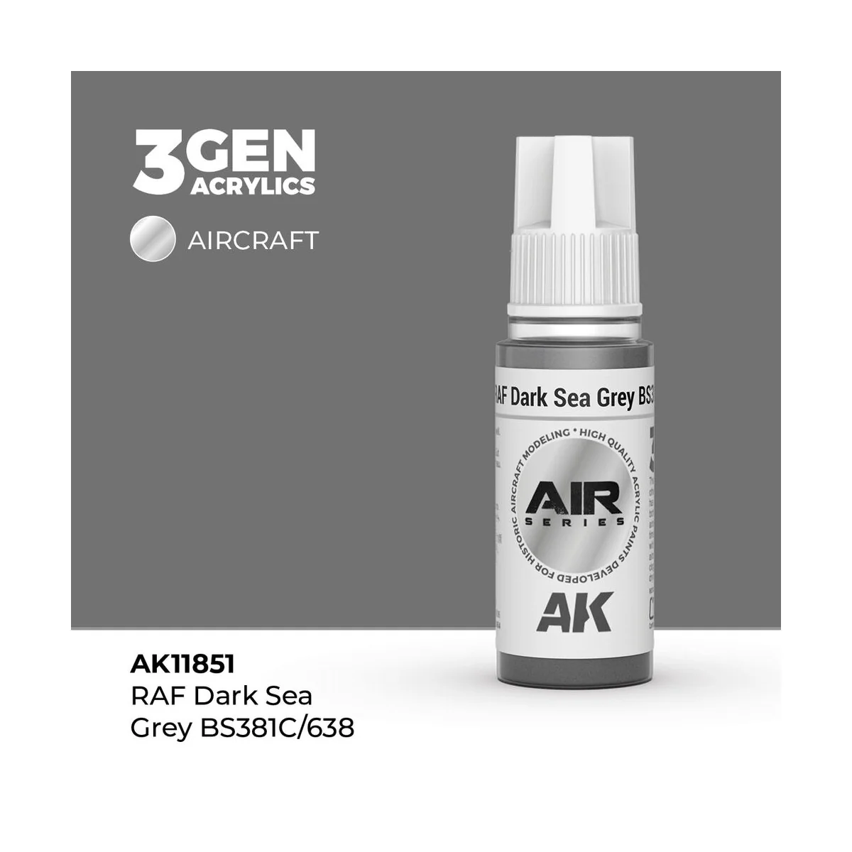 RAF Dark Sea Grey BS381C/638 - AK Interactive AK11851