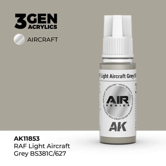 RAF Light Aircraft Grey BS381C/627 - AK Interactive AK11853