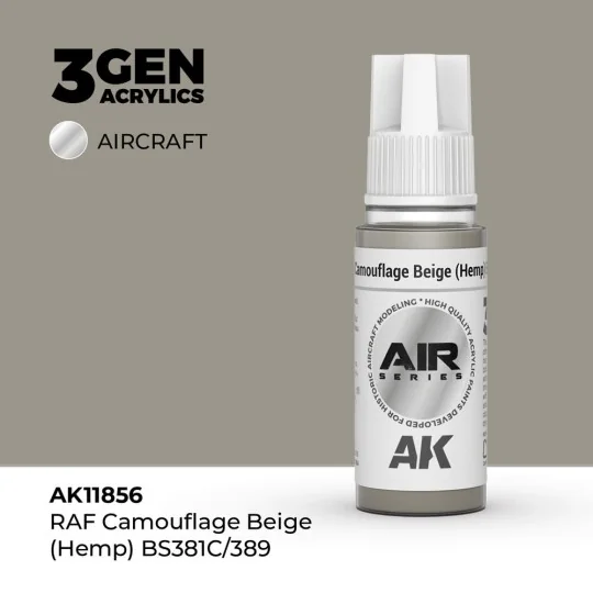 RAF Camouflage Beige (Hemp) BS381C/389 - AK Interactive AK11856