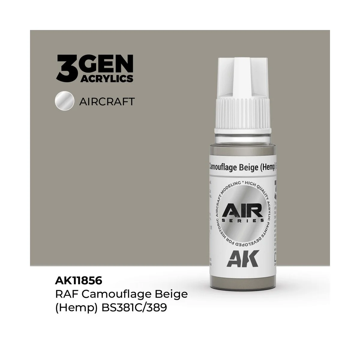 RAF Camouflage Beige (Hemp) BS381C/389 - AK Interactive AK11856
