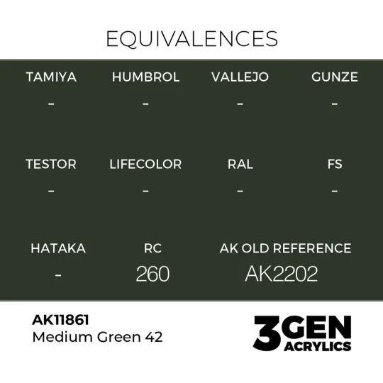 Medium Green 42 - AK Interactive AK11861