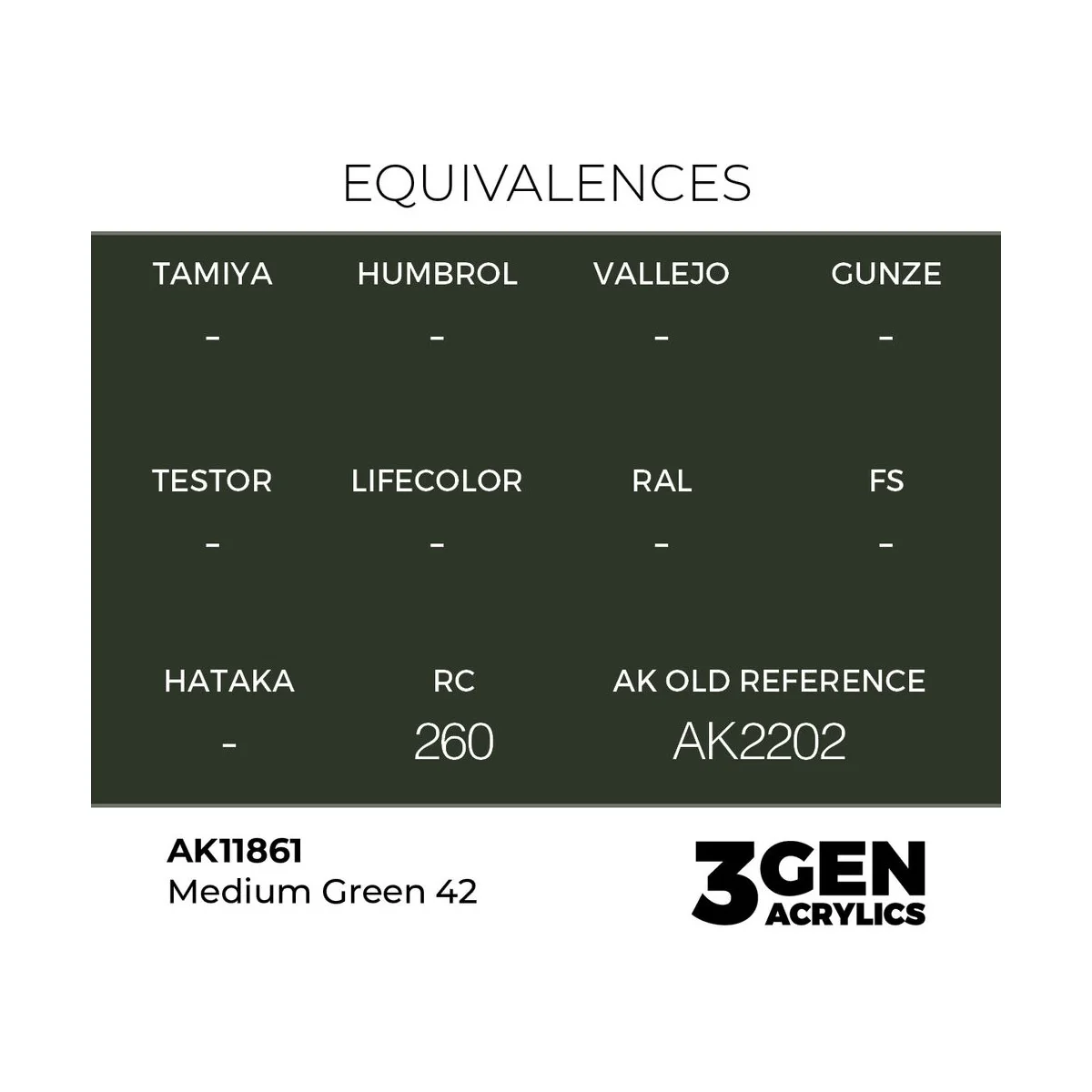 Medium Green 42 - AK Interactive AK11861