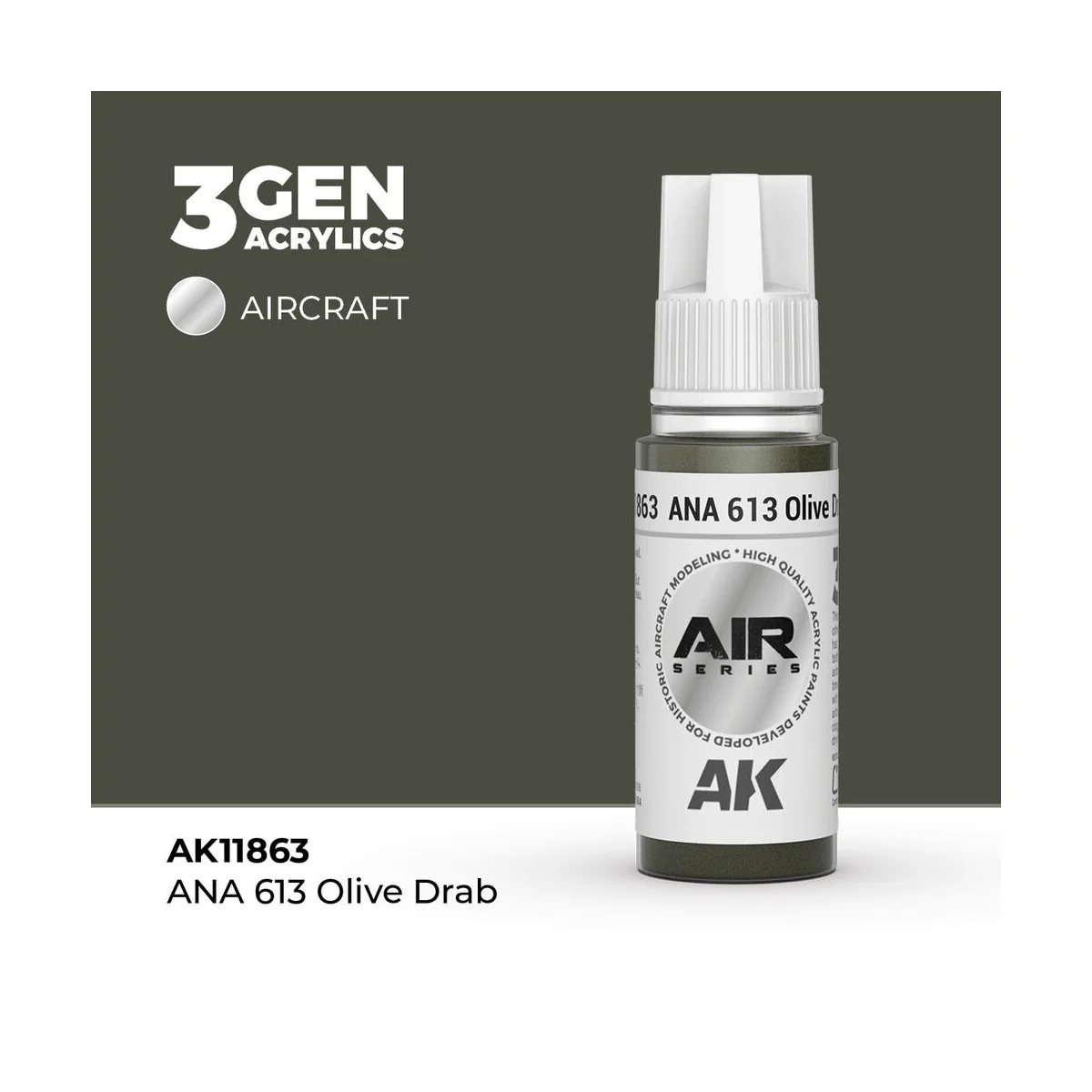 ANA 613 Olive Drab - AK Interactive AK11863