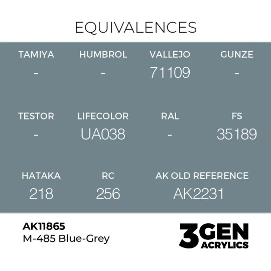 M-485 Blue-Grey - AK Interactive AK11865