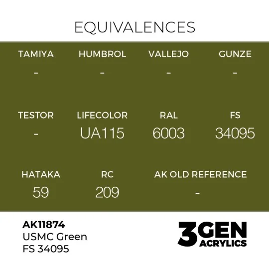 USMC Green FS 34095 - AK Interactive AK11874