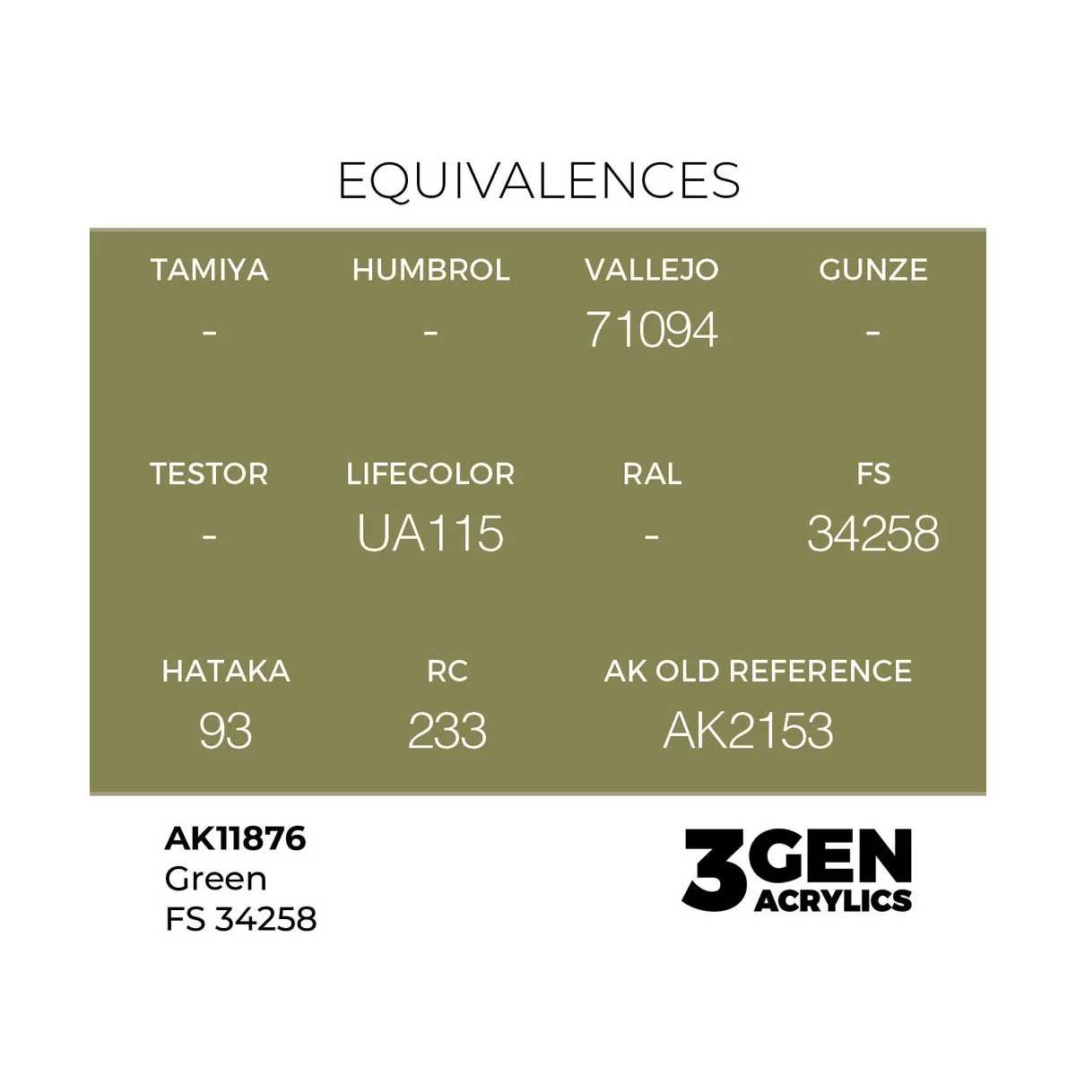 Green FS 34258 - AK Interactive AK11876