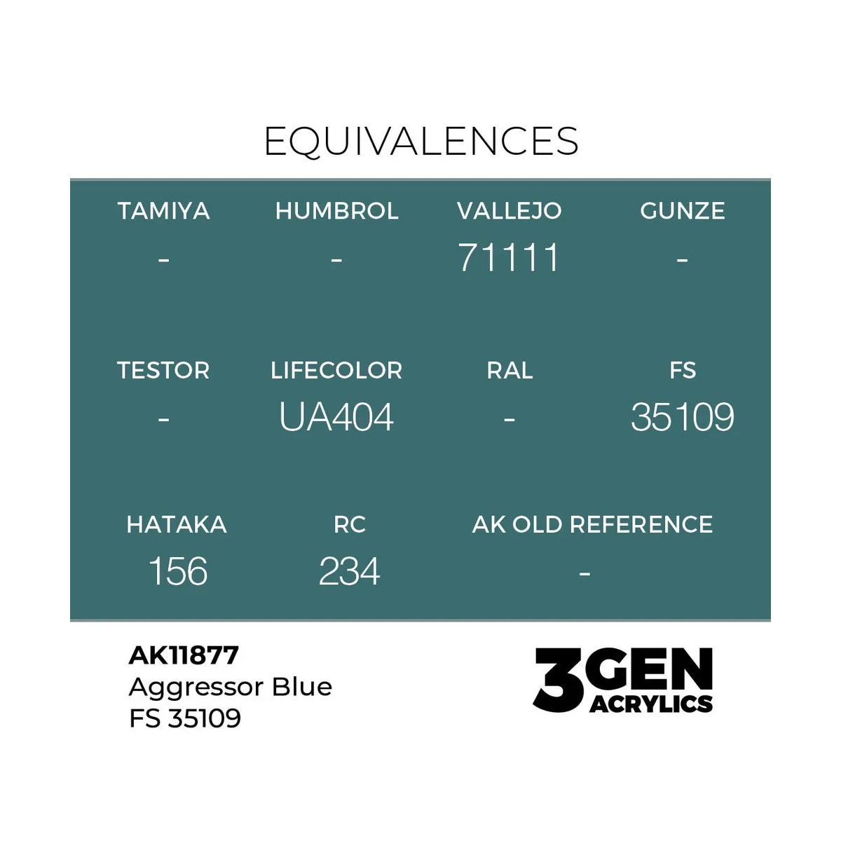 Aggressor Blue FS 35109 - AK Interactive AK11877