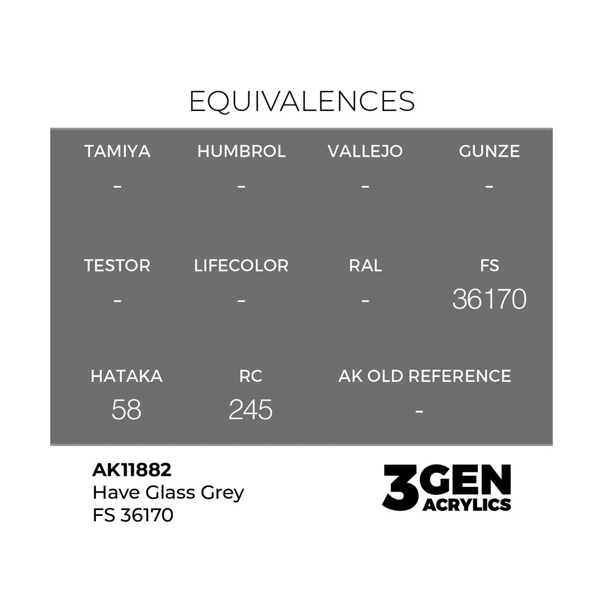Have Glass Grey FS 36170 - AK Interactive AK11882