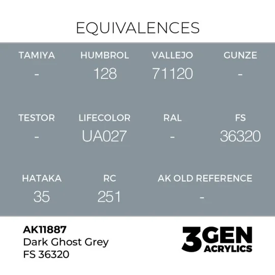 Dark Ghost Grey FS 36320 - AK Interactive AK11887