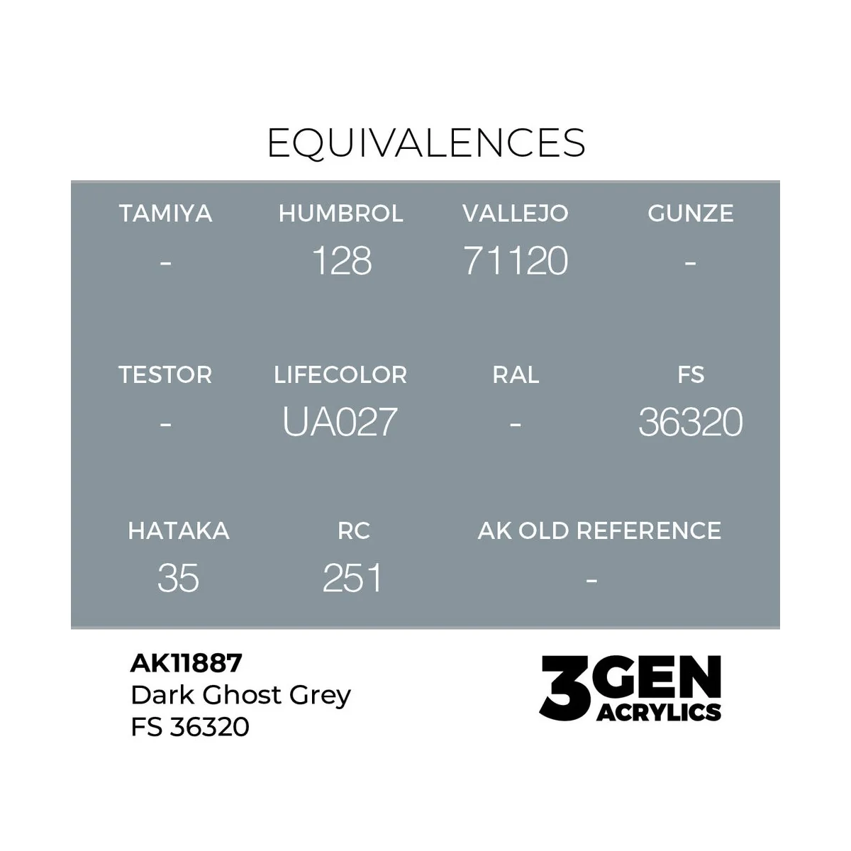 Dark Ghost Grey FS 36320 - AK Interactive AK11887