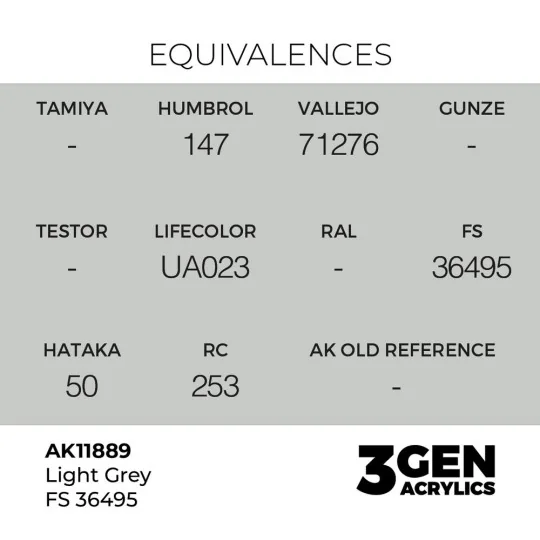 Light Grey FS 36495 - AK Interactive AK11889