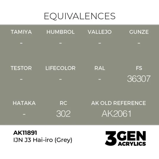 IJN J3 Hai-iro (Grey) - AK Interactive AK11891