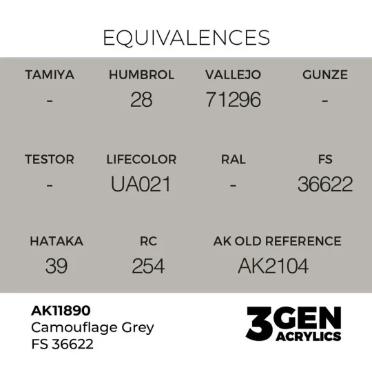 Camouflage Grey FS 36622 - AK Interactive AK11890