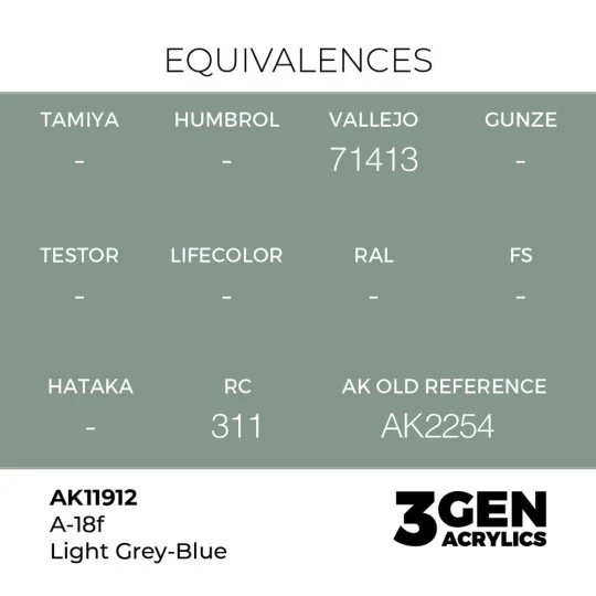 A-18f Light Grey-Blue - AK Interactive AK11912