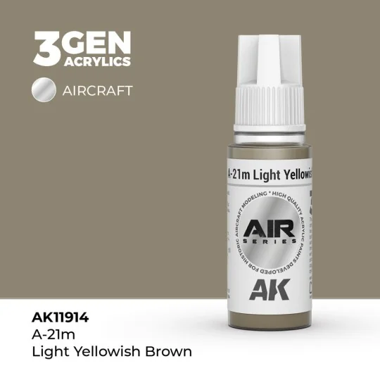 A-21m Light Yellowish Brown - AK Interactive AK11914