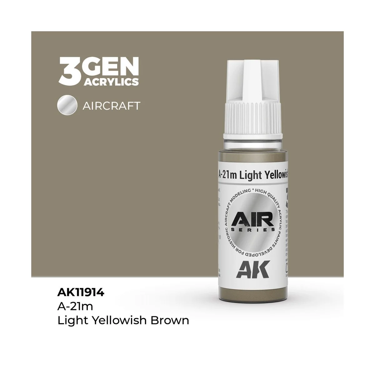 A-21m Light Yellowish Brown - AK Interactive AK11914