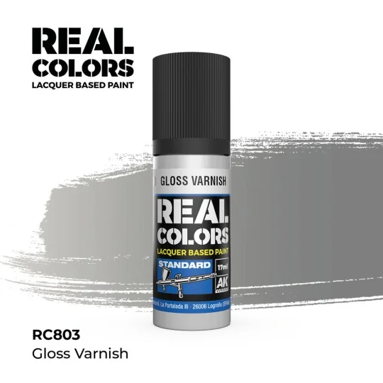 Real Colors: Gloss Varnish 17 ml. - AK Interactive RC803