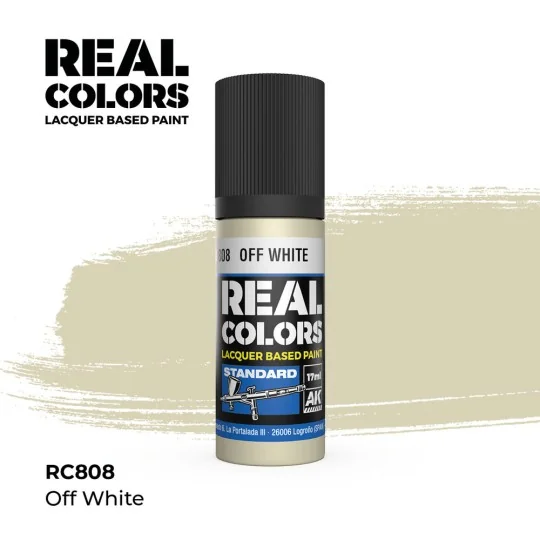 Real Colors: Off White 17 ml. - AK Interactive RC808
