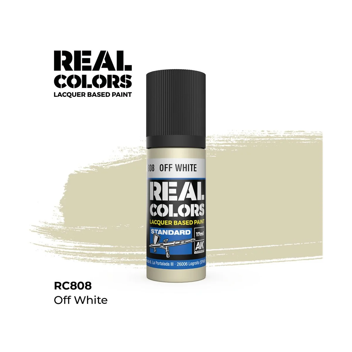 Real Colors: Off White 17 ml. - AK Interactive RC808