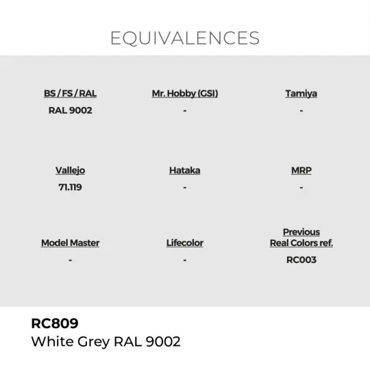 Real Colors: White Grey RAL 9002 17 ml. - AK Interactive RC809