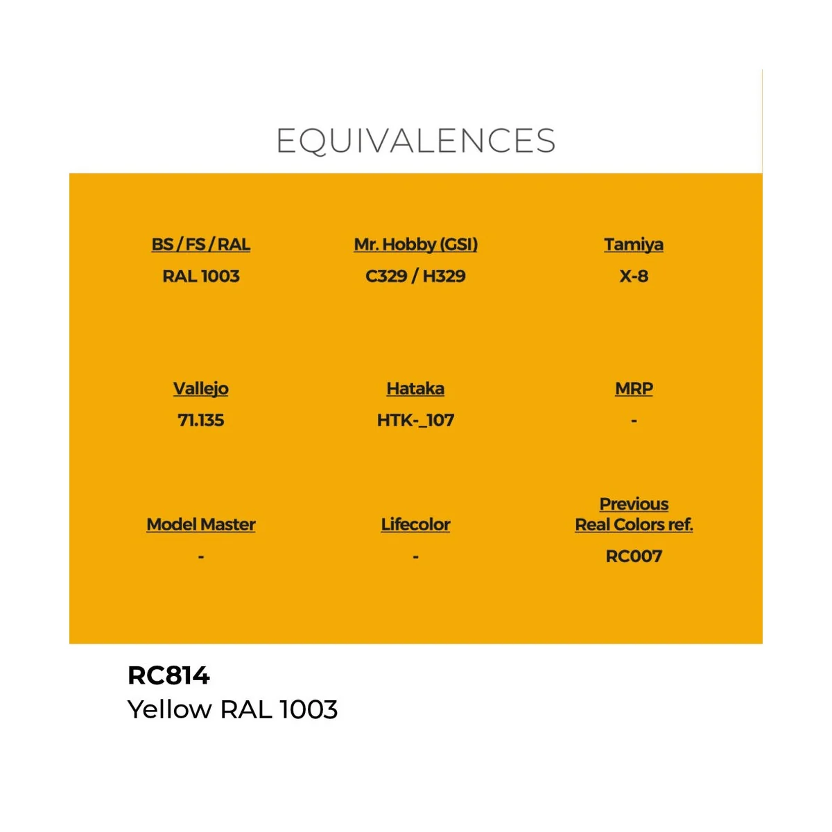 Real Colors: Yellow RAL 1003 17 ml. - AK Interactive RC814