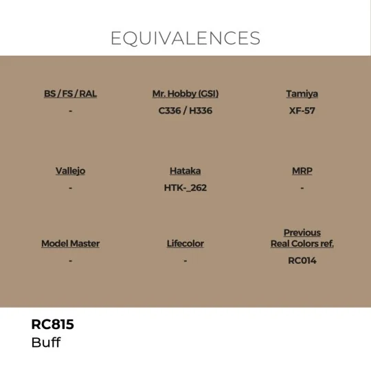 Real Colors: Buff 17 ml. - AK Interactive RC815