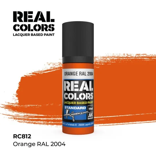 Real Colors: Orange RAL 2004 17 ml. - AK Interactive RC812