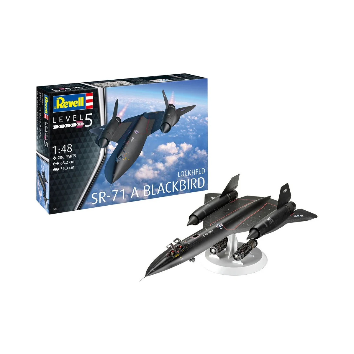 Lockheed SR-71 Blackbird, 1/48 - Revell 4967 Lockheed SR-71 Blackbird, 1/48 - Revell 4967