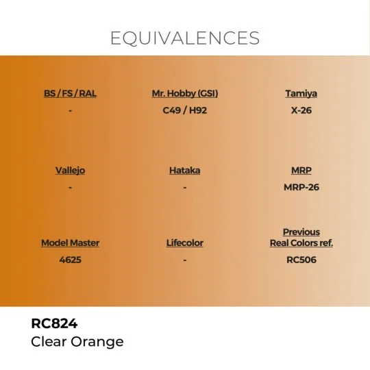 Real Colors: Clear Orange 17 ml. - AK Interactive RC824