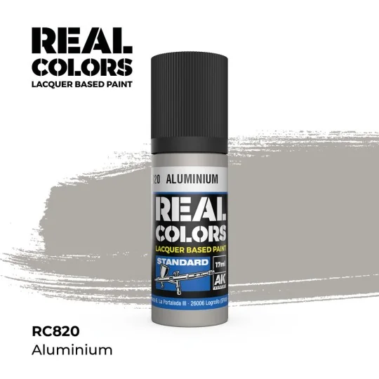 Real Colors: Aluminium 17 ml. - AK Interactive RC820