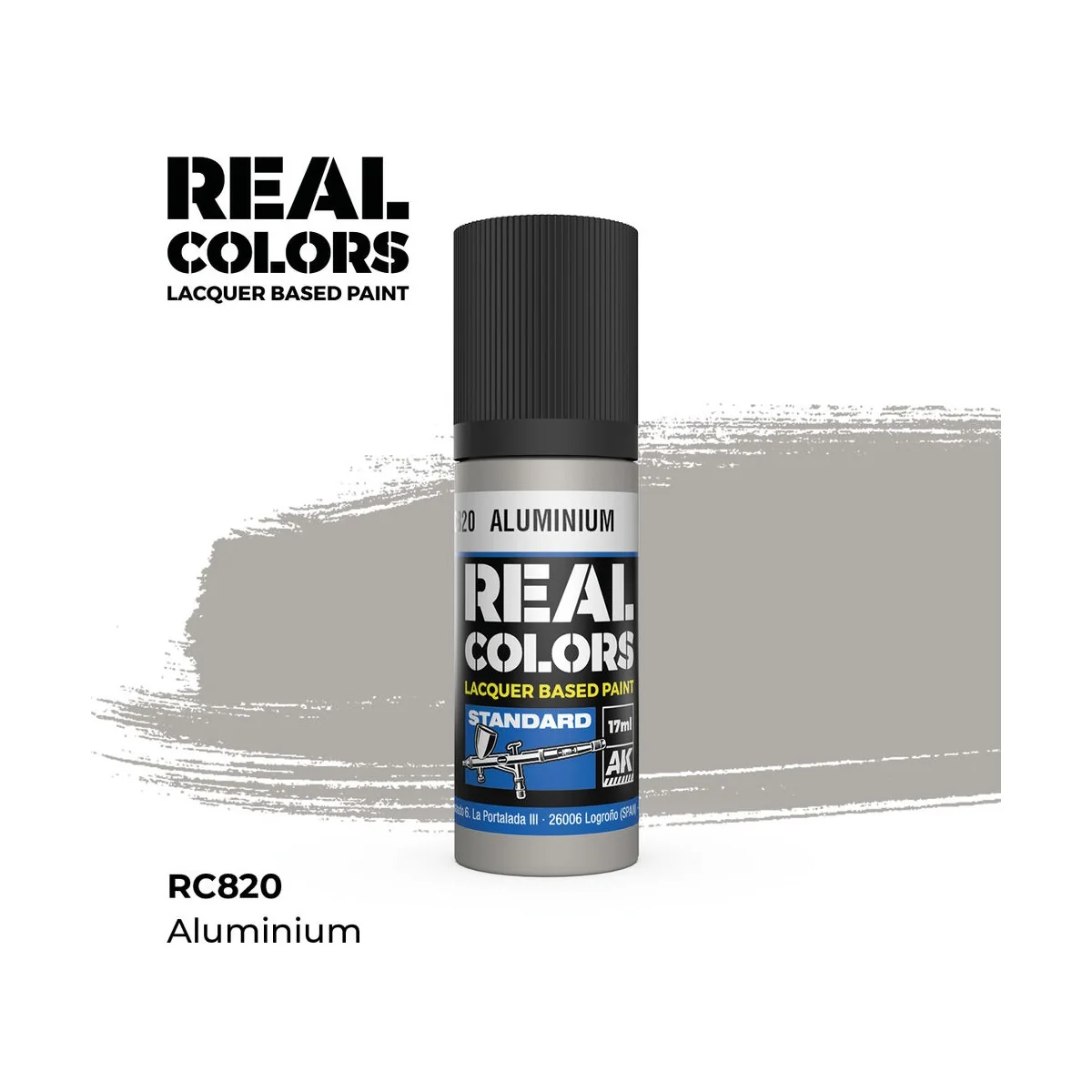 Real Colors: Aluminium 17 ml. - AK Interactive RC820