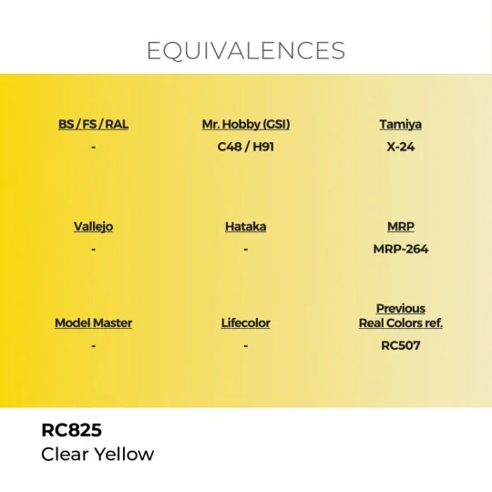 Real Colors: Clear Yellow 17 ml. - AK Interactive RC825