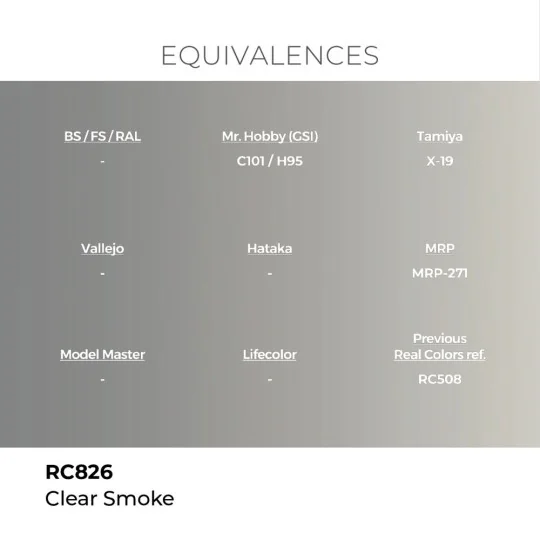 Real Colors: Clear Smoke 17 ml. - AK Interactive RC826