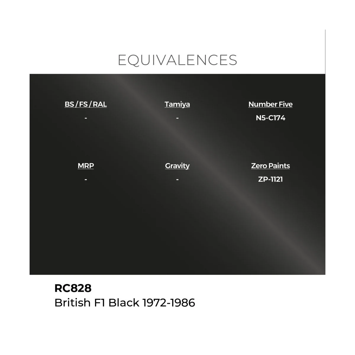 Real Colors: British F1 Black 1972-1986 17 ml. - AK Interactive RC828