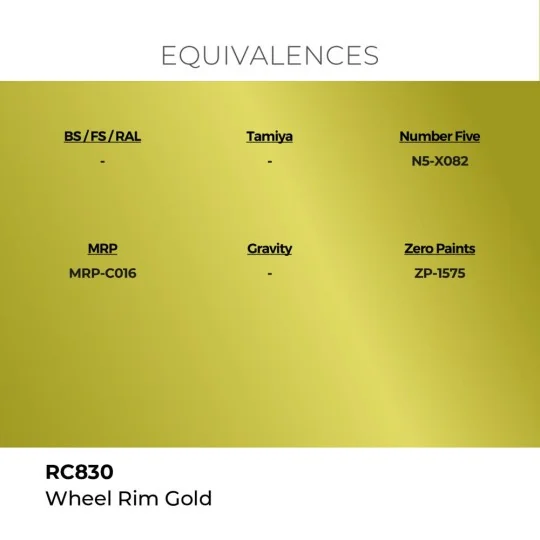 Real Colors: Wheel Rim Gold 17 ml. - AK Interactive RC830