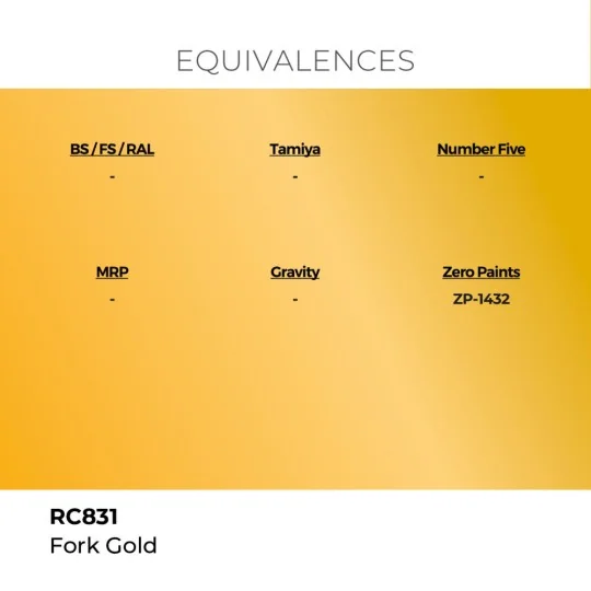 Real Colors: Fork Gold 17 ml. - AK Interactive RC831