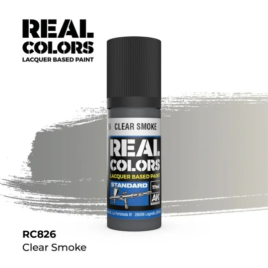 Real Colors: Clear Smoke 17 ml. - AK Interactive RC826