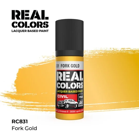 Real Colors: Fork Gold 17 ml. - AK Interactive RC831