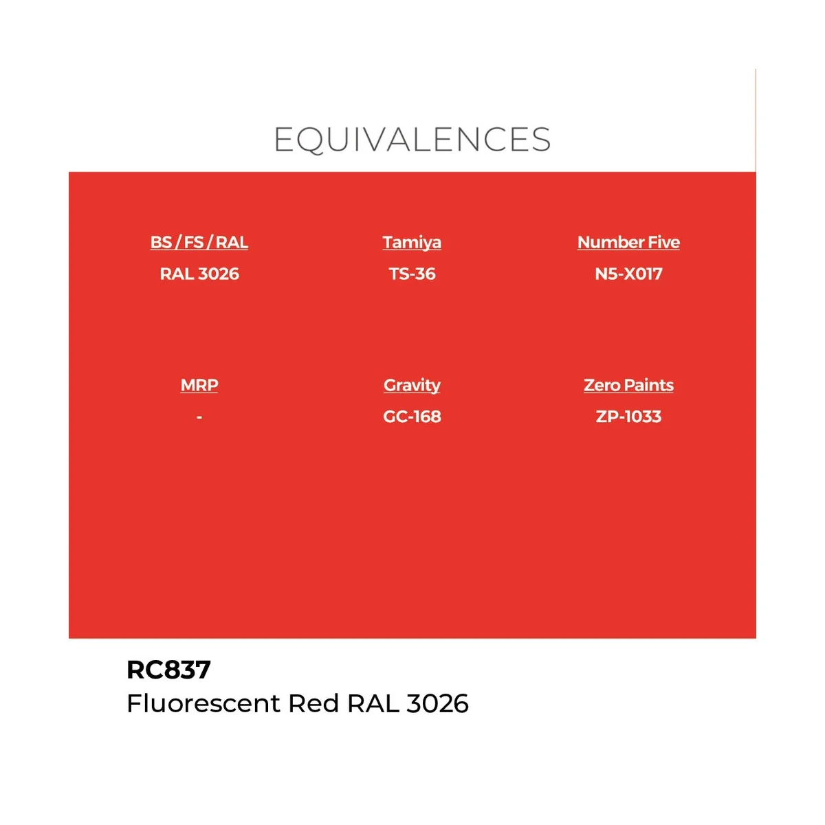 Real Colors: Fluorescent Red RAL 3026 17 ml. - AK Interactive RC837