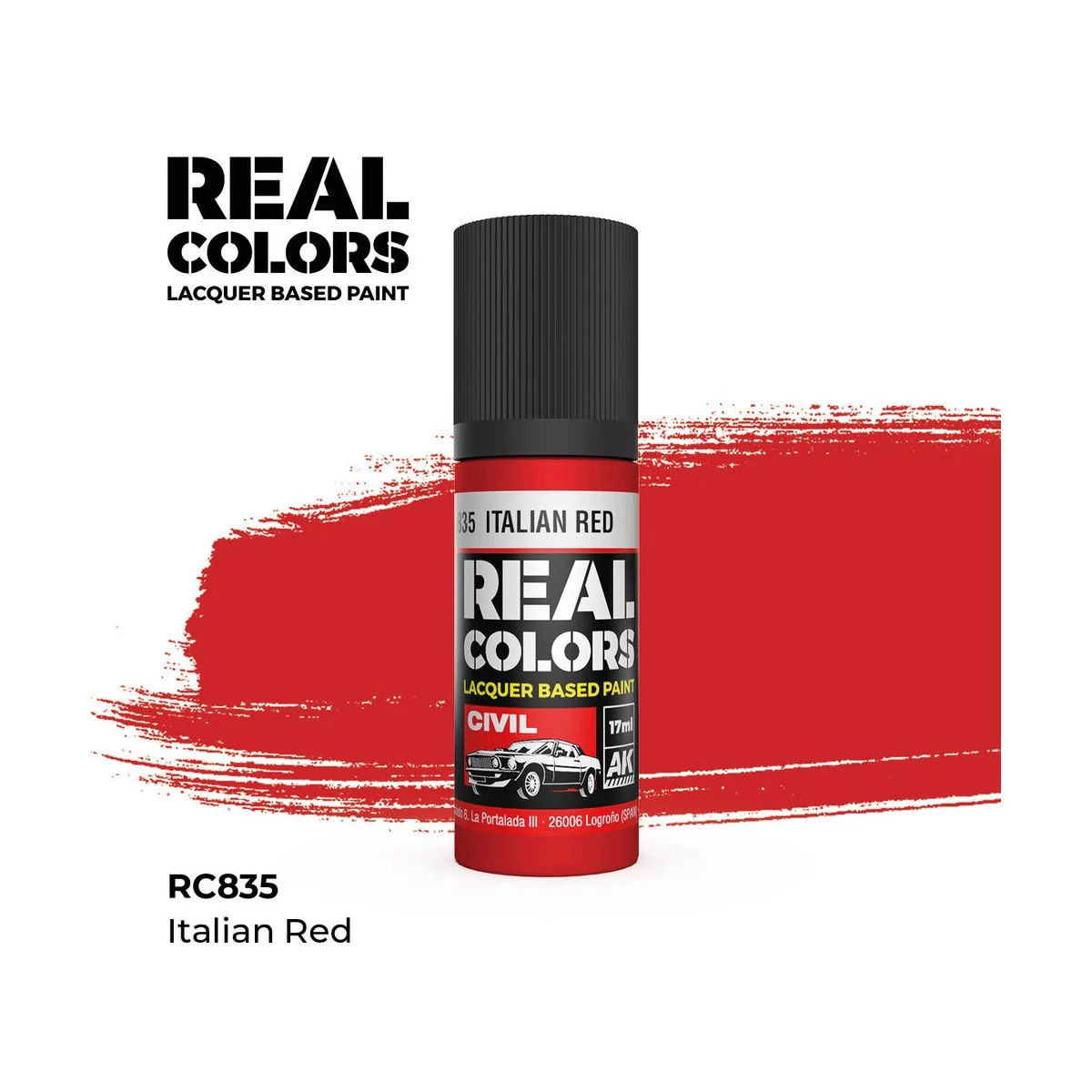 Real Colors: Italian Red 17 ml. - AK Interactive RC835