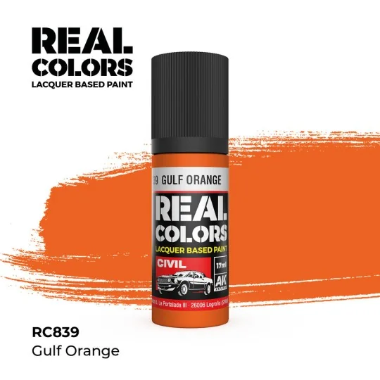 Real Colors: GULF Orange 17 ml. - AK Interactive RC839