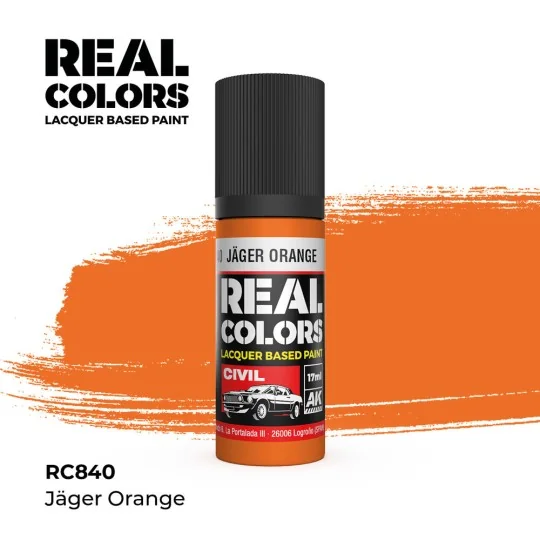 Real Colors: Jäger Orange 17 ml. - AK Interactive RC840