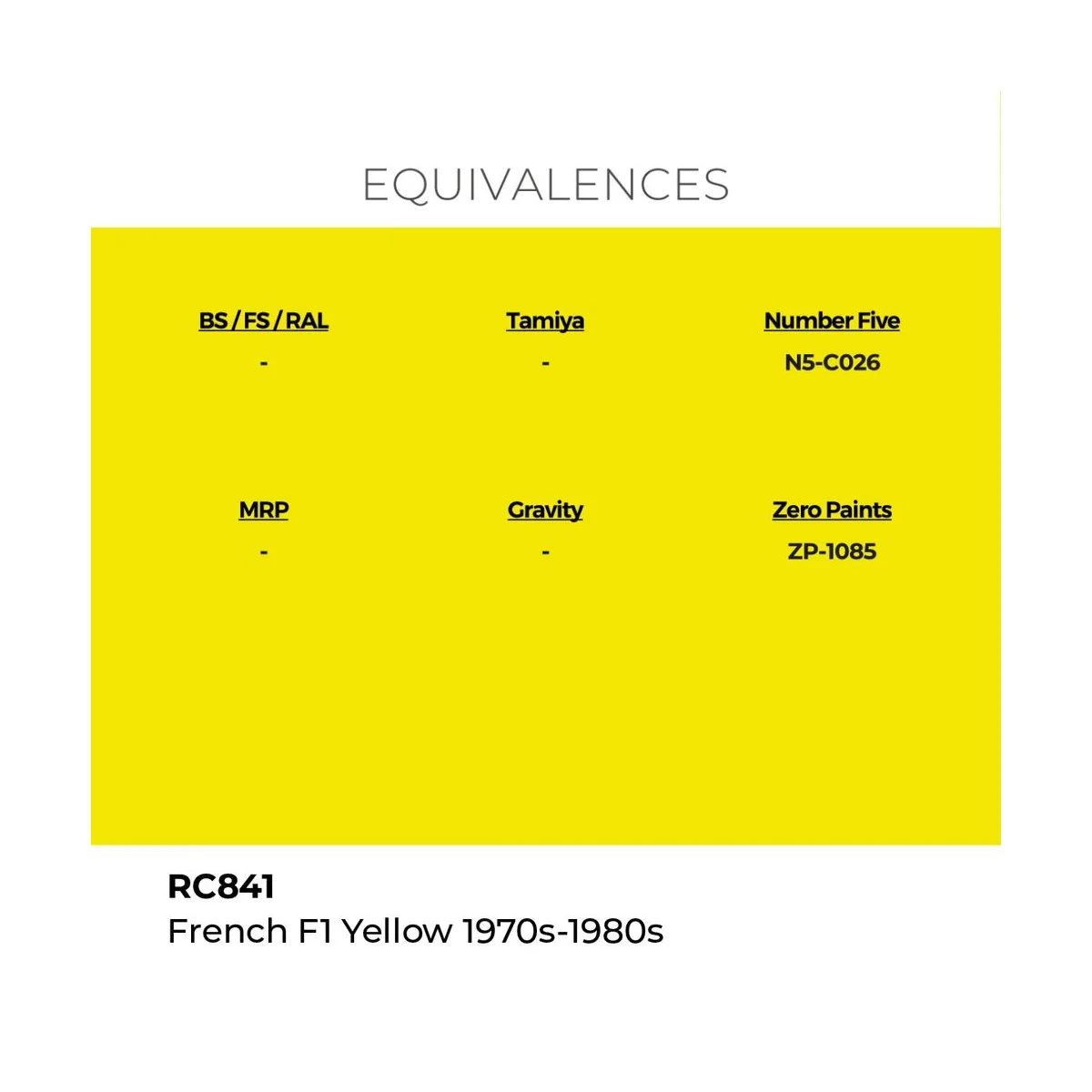 Real Colors: French F1 Yellow 1970s-1980s 17ml. - AK Interactive RC841