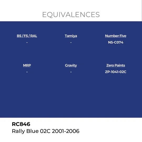 Real Colors: Rally Blue 02C 2001-2006 17ml. - AK Interactive RC846