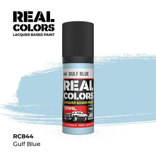 Real Colors: GULF Blue 17 ml. - AK Interactive RC844
