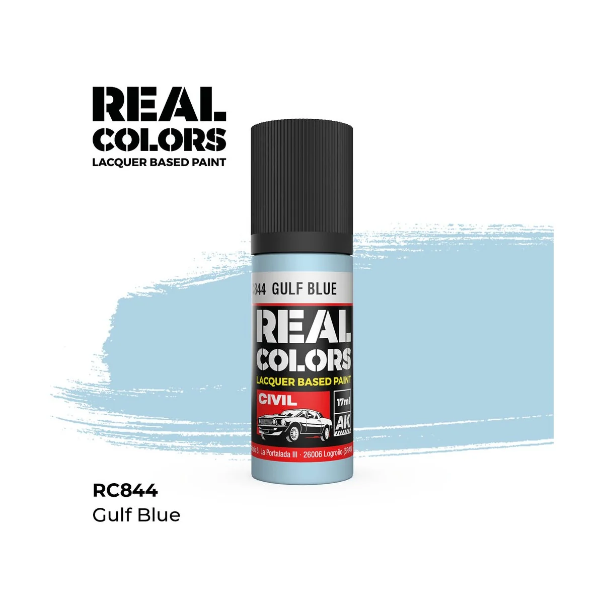 Real Colors: GULF Blue 17 ml. - AK Interactive RC844