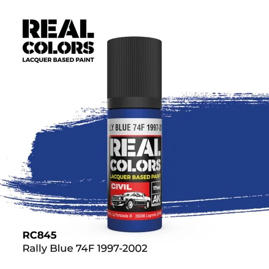 Real Colors: Rally Blue 74F 1997-2002 17 ml. - AK Interactive RC845