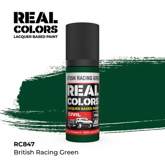 Real Colors: British Racing Green 17 ml. - AK Interactive RC847