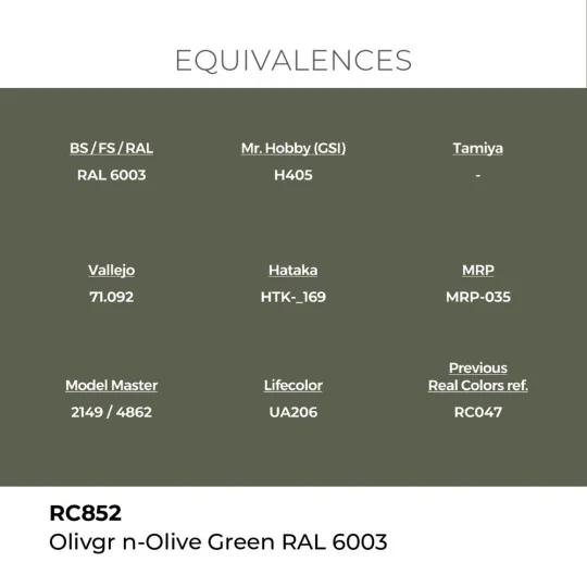 Real Colors: Olivgrün-Olive Green RAL 6003 17 ml. - AK Interactive ...