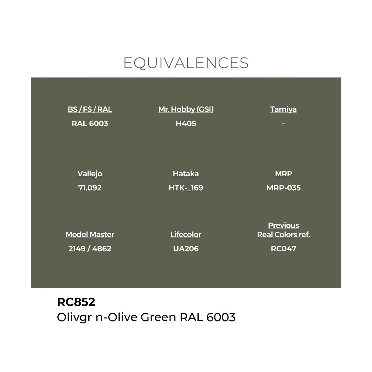 Real Colors: Olivgrün-Olive Green RAL 6003 17 ml. - AK Interactive ...